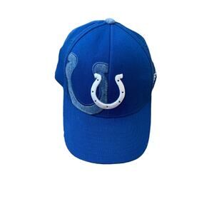 Reebok Indianapolis Colts Onfield Hat Cap NFL Fitted L/XL Embroidered Blue